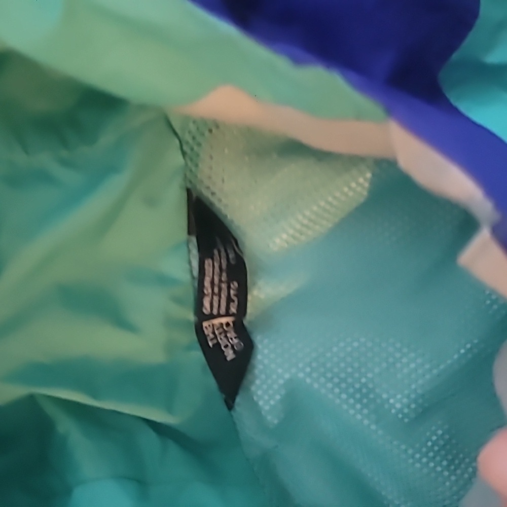The North Face Dryvent Windbreaker Jacket Purple Teal Girls Size XL or Womens XS - Picture 4 of 6